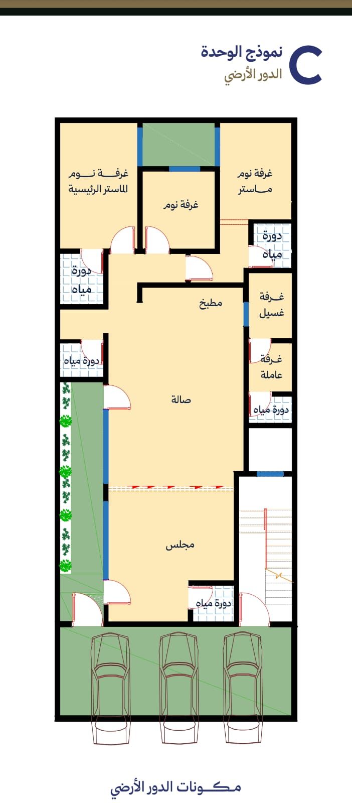 دور ارضي 190م |C124,C129,C130